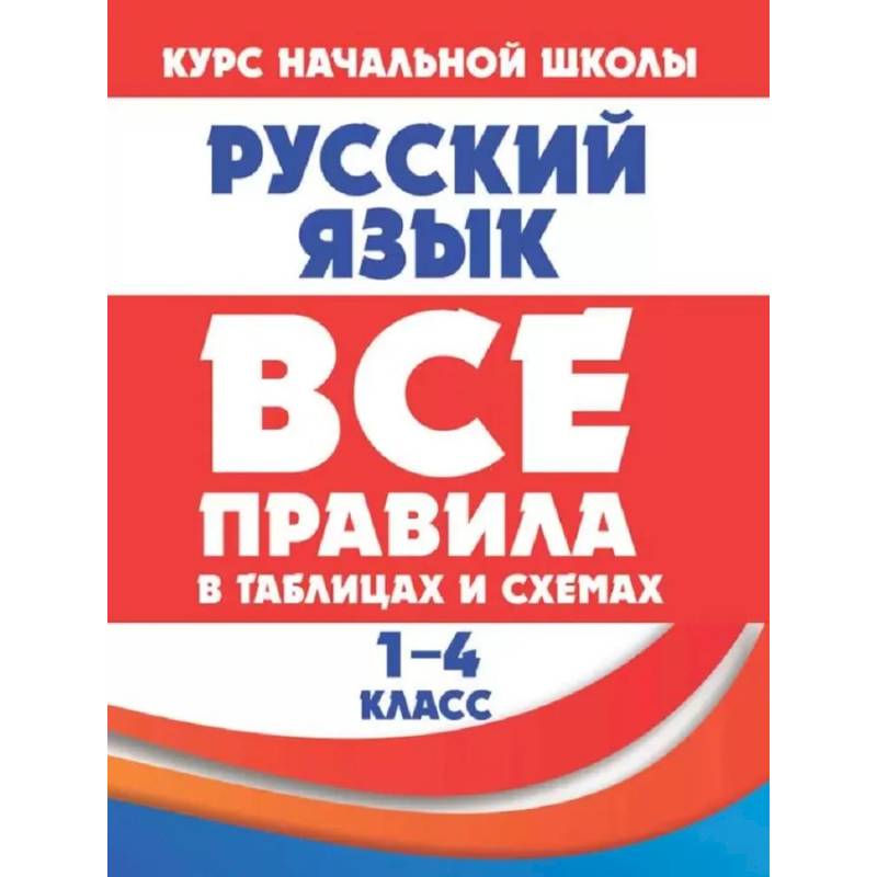 Русский язык 1-4 кл.Все правила в таблицах и схемах Русский язык 1-4 кл.Все правила в таблицах и схемах