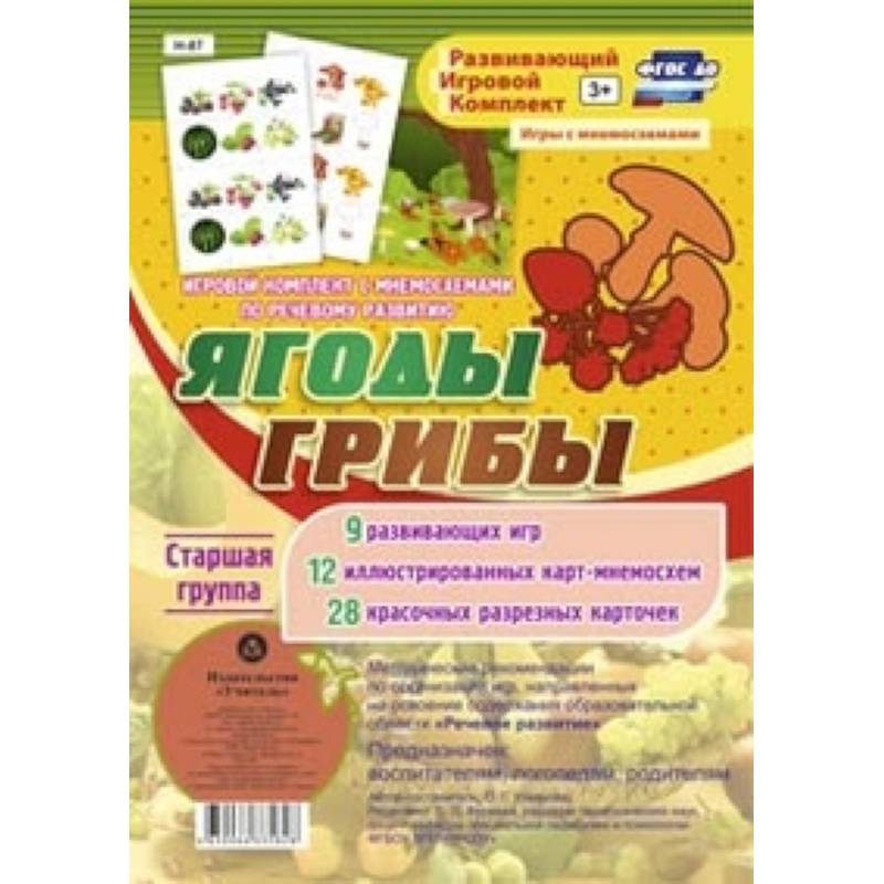 Игровой комплект 'Ягоды. Грибы' Старшая группа