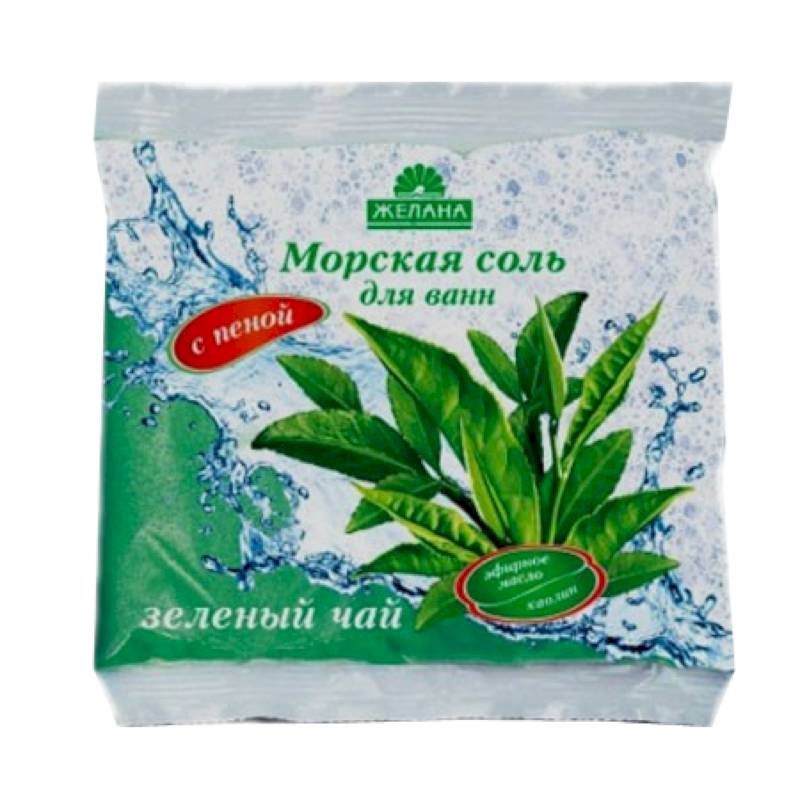 Соль для ванн с пеной 'Зеленый чай'. 500 г Соль для ванн с пеной 'Зеленый чай'. 500 г