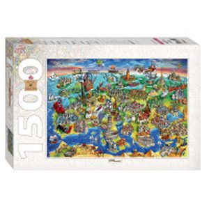 Мозаика 'Достопримечательности Европы'