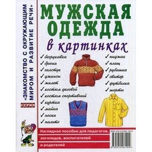 Мужская одежда в картинках. Наглядное пособие для педагогов, логопедов, воспитателей и родителей