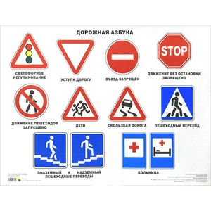 Дорожная азбука. Плакат. Дорожная азбука. Плакат.