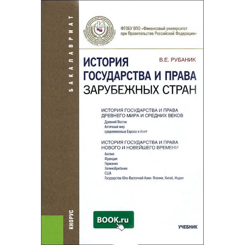Учебники зарубежное право. Книга история государства зарубежных стран.