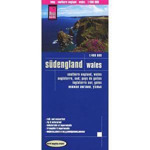 Англия юг. Шотландия. Карта. 1:400.000