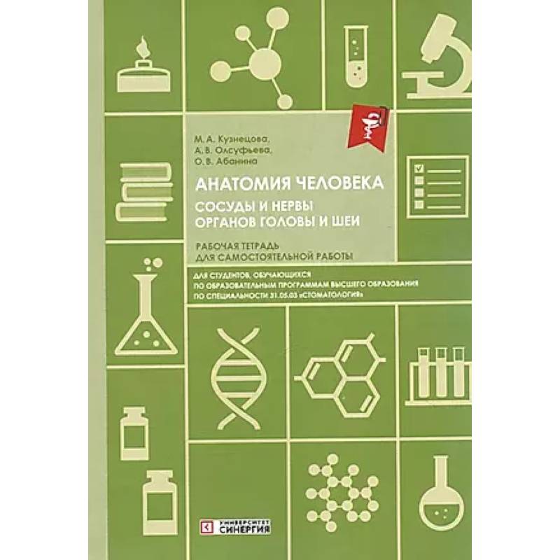 Анатомия человека. Сосуды и нервы органов головы и шеи. Рабочая тетрадь для сомостоятельной работы