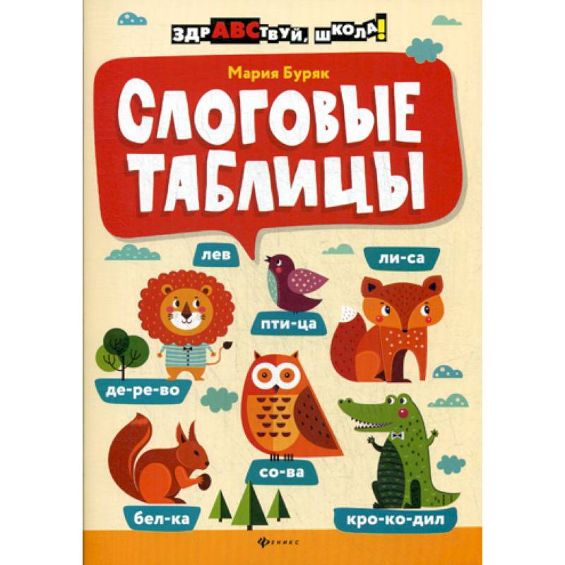 Слоговые таблицы