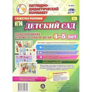 Сюжетно-ролевая игра 'Детский сад'. Моделирование игрового опыта детей 4-5 лет. ФГОС