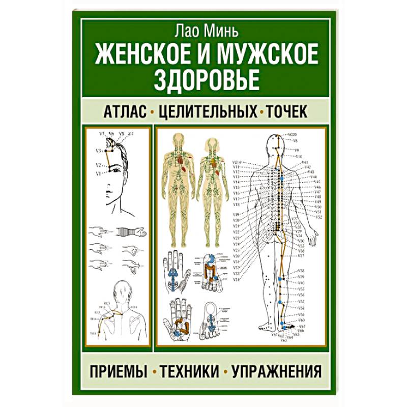 Женское и мужское здоровье. Атлас целительных точек, приемы, техники Женское и мужское здоровье. Атлас целительных точек, приемы, техники