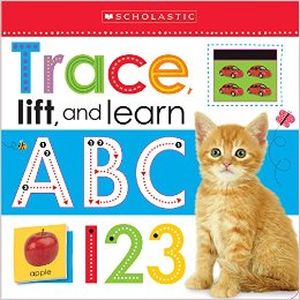 Trace, Lift, and Learn. ABC & 123 (board book)