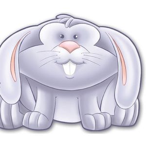 Раскраска с цветными наклейками 'ЗАЯЦ' (23818)