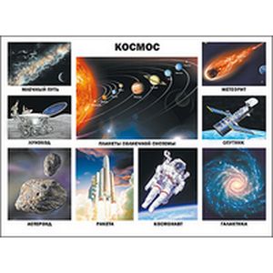 Космос. Плакат.