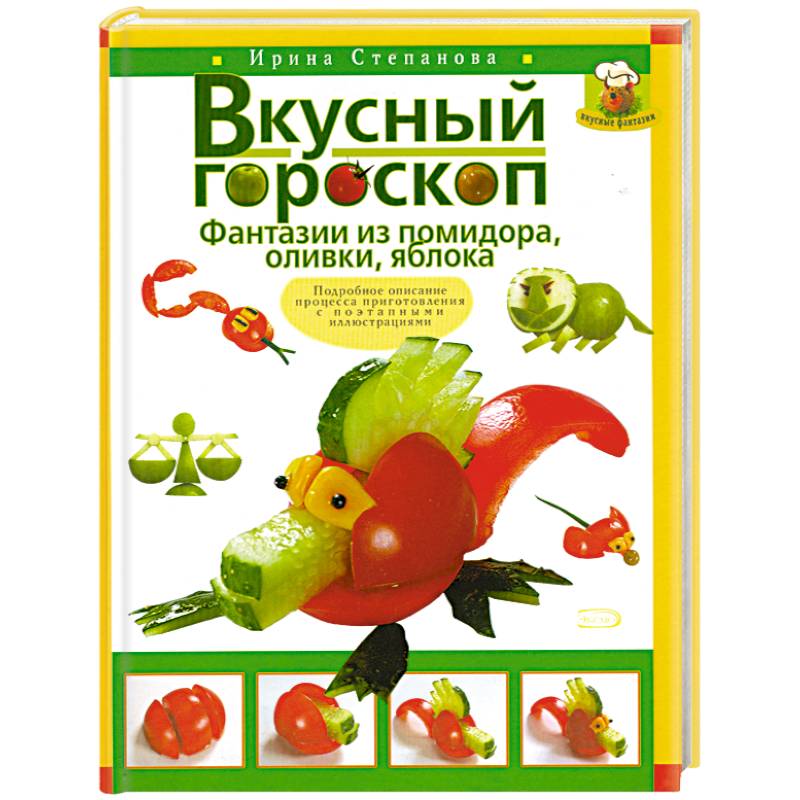 Вкусный гороскоп. Фантазии из помидора, оливки, яблока