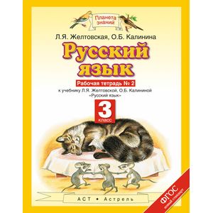 Русский язык. 3 класс (Рабочая тетрадь №2)