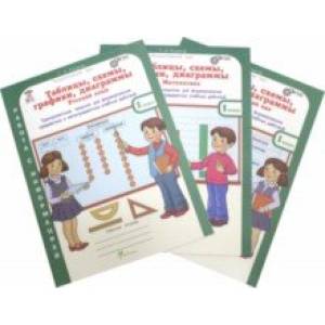 Русский язык. Математика. Окружающий мир. 1 класс. Таблицы, схемы, графики, диаграммы. Р/т. В 3-х ч.