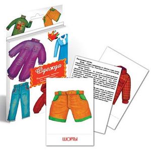 Дидактические карточки. Одежда