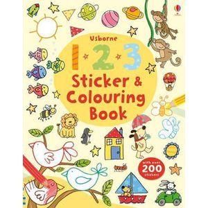 123 Sticker and Colouring Book
