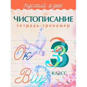 Чистописание.Тетрадь-тренажер.Русский язык 3 класс