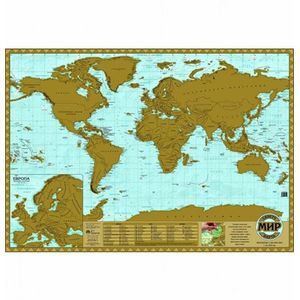 Скретч карта Мир (GT101 / СК_МИР60АГТ)