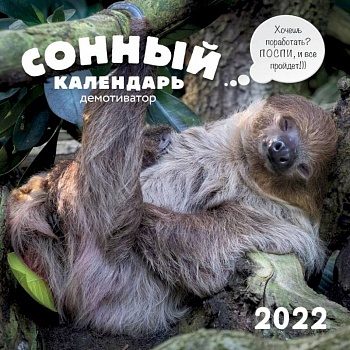 Сонный календарь демотиватор. Календарь настенный на 2022 год