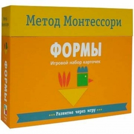 Знакомство с миром, развитие малыша, книга Формы. Игровой набор карточек. Метод Монтесcори купить по низкой цене