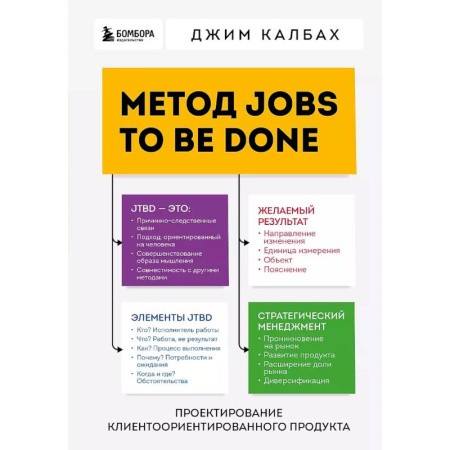 Компьютерная литература, книга Метод Jobs to Be Done. Проектирование клиентоориентированного продукта купить по низкой цене