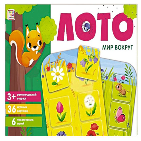 Игры на любой вкус, книга Лото. Мир вокруг купить по низкой цене