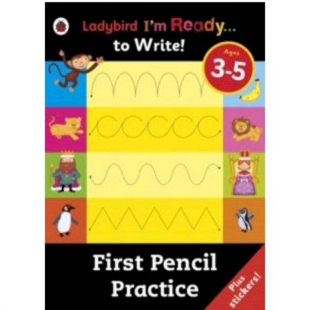 Литература на иностранном языке для детей, книга I'm Ready to Write: First Pencil Practice - Sticker купить по низкой цене