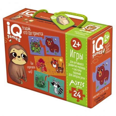 Книги, книга IQ игры для запуска речи. Парочки. Угадай, кто где прячется 2+. купить по низкой цене
