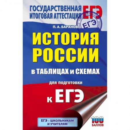 История, книга ЕГЭ. История России в таблицах и схемах для подготовки к ЕГЭ. 10-11 классы купить по низкой цене