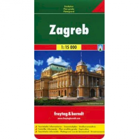 Книги, книга Загреб. Карта. Zagreb 1:15 000 купить по низкой цене