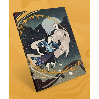 Антейку. Скетчбук 'Хаскип и белый кот'