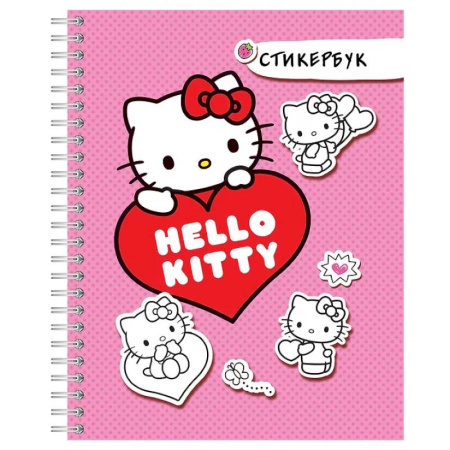 Книжки с наклейками, книга Hello Kitty: стикербук купить по низкой цене