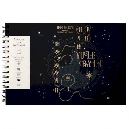 Альбомы, анкеты, дневнички, книга Скетчбук 20 листов (А4), Гарри Поттер. Хогвартс (неоновый) купить по низкой цене