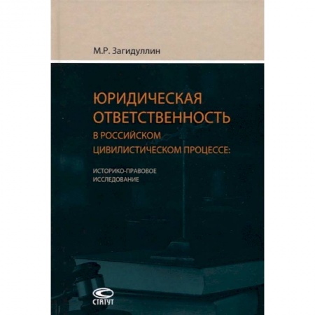 Юриспруденция. Общие вопросы права, книга Юридическая ответственность в российском цивилистическом процессе. Историко-правовое исследование купить по низкой цене