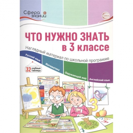 Дополнительные учебные пособия, книга Что нужно знать в 3 классе: наглядный материал по школьной программе купить по низкой цене