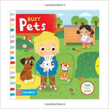 Литература на иностранном языке для детей, книга Busy Pets. Board book купить по низкой цене