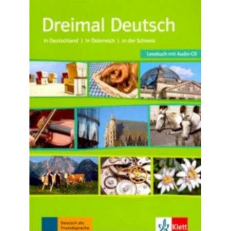 Учебники, самоучители, пособия, книга Dreimal Deutsch  A2-B1  Lesebuch + CD купить по низкой цене