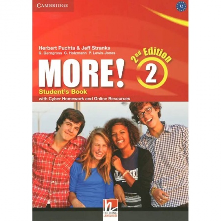 Английский язык, книга More! 2Ed 2 SB +Cyber Homework +Online Res купить по низкой цене