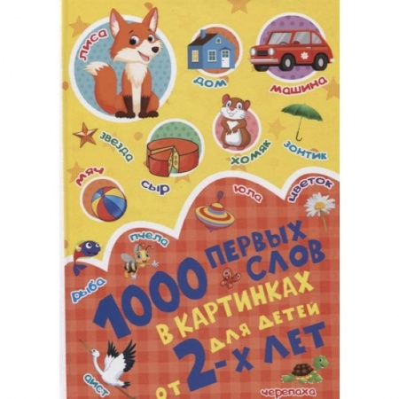 Знакомство с миром, развитие малыша, книга 1000 первых слов в картинках купить по низкой цене