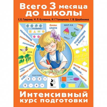 Общая подготовка к школе, книга Интенсивный курс подготовки купить по низкой цене