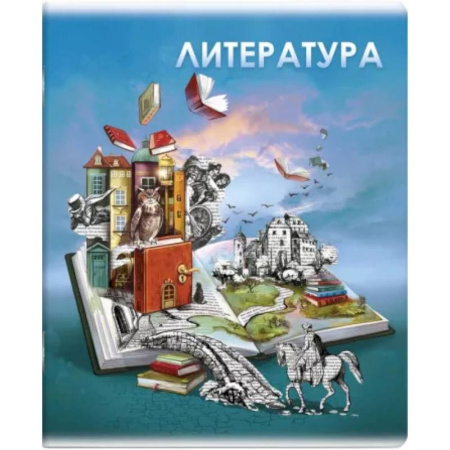 Литературоведение. Фольклор, книга Тетрадь предметная Книга знаний. Литература, А5+, 48 листов, линия купить по низкой цене