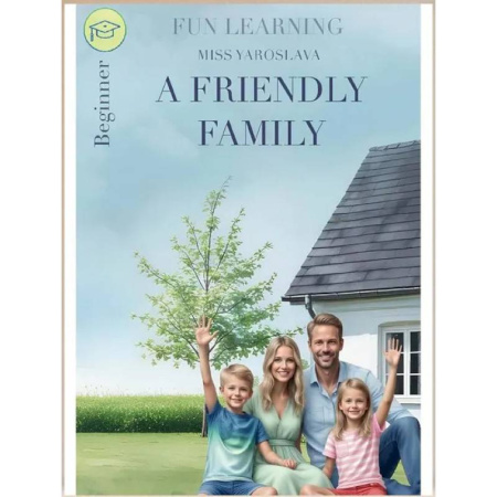 Английский язык, книга A friendly family книга на англ.языке купить по низкой цене