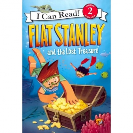 Чтение на английском языке, книга Flat Stanley and the Lost Treasure  (Level 2) купить по низкой цене
