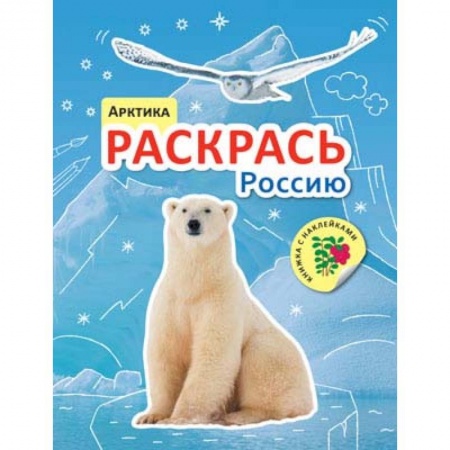 Раскраски на любой вкус, книга Раскрась Россию. Арктика купить по низкой цене