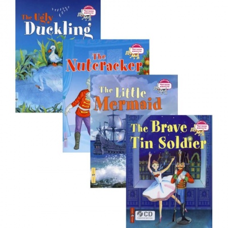 Книги, книга Читаем вместе. Сборник сказок Уровень 3.CD+4 книги (Стойкий оловянный солдатик, Русалочка, Щелкунчик) купить по низкой цене