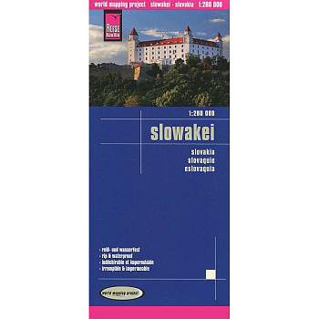 Словакия. Карта. Slovakia 1:280.000