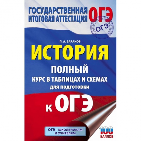 История, книга ОГЭ. История. Полный курс в таблицах и схемах для подготовки к ОГЭ купить по низкой цене