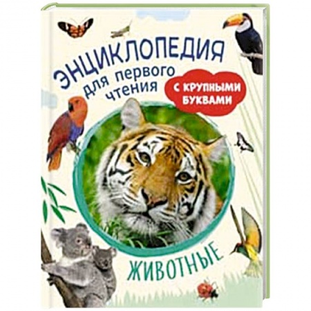 Животный и растительный мир, книга Животные. Энциклопедия для первого чтения с крупными буквами купить по низкой цене