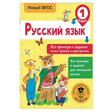 Образовательные системы. 1-4 классы, книга Русский язык. Все примеры и задания на все правила и орфограммы. 1 класс купить по низкой цене