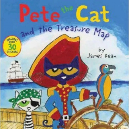 Чтение на английском языке, книга Pete the Cat and the Treasure Map купить по низкой цене